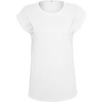 Build Your Brand Build Your Brand Bio-T-Shirt mit verlängerter Schulter für Damen bis Gr. 5XL, Weiss, – Produktbild 1 von 1