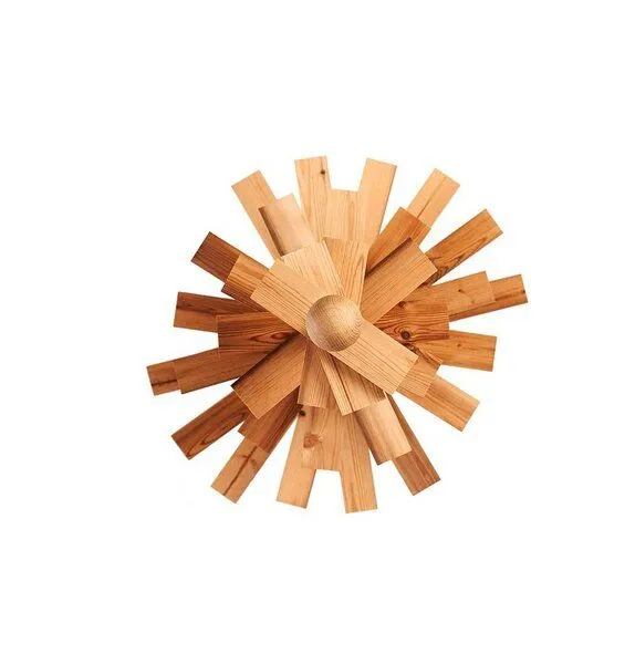 Habitree Habitree - nachhaltiger Weihnachtsbaum aus Holz - S - 95cm, Kebony character wood (hell), – Produktbild 3 von 3