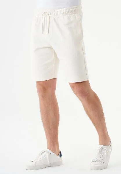ORGANICATION ORGANICATION ESSENTIALS-SHADI- Shorts aus Bio-Baumwolle, Off white, – Produktbild 3 von 3