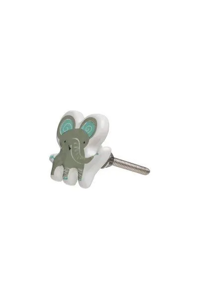 Tranquillo Tranquillo Knauf für Kids ELEPHANT, Grün, – Produktbild 3 von 3