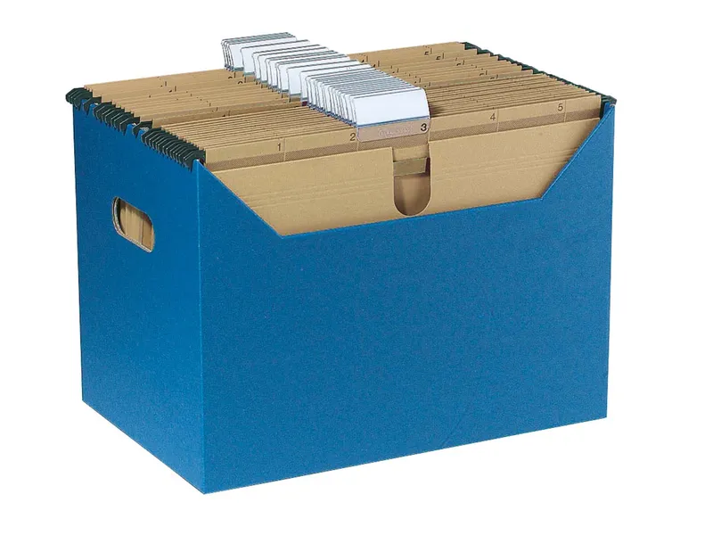 Hängeregistraturbox blau für A4 – Produktbild 1 von 1