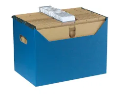 Hängeregistraturbox blau für A4 – Produktbild 1 von 1