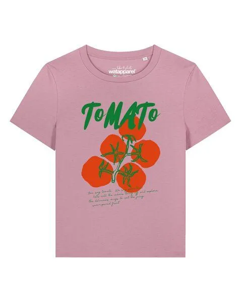 watapparel watapparel T-Shirt Frauen Tomato, Lilac dream, – Produktbild 1 von 2