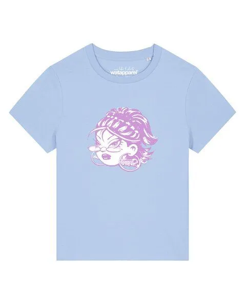 watapparel watapparel T-Shirt Frauen Babe, Blue soul, – Produktbild 1 von 2