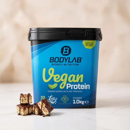 Bodylab24 Vegan Protein - 1000g - Chocolate Nougat – Produktbild 1 von 1