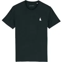 LIGARTI LIGARTI Besticktes T-Shirt – Heidi, Schwarz, – Produktbild 2 von 5