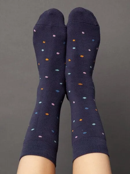 FellHerz FellHerz 6er Pack Kuschel-Socken mit Bio-Baumwolle schwarz und Konfetti – Produktbild 5 von 5