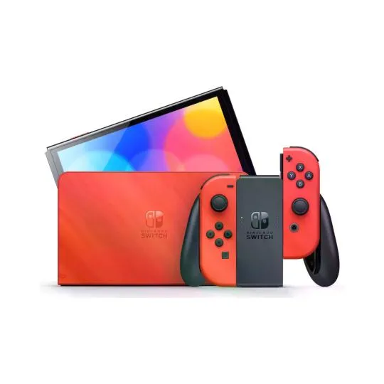 Nintendo Nintendo Switch OLED-Modell mario edition, Rot, – Produktbild 2 von 5