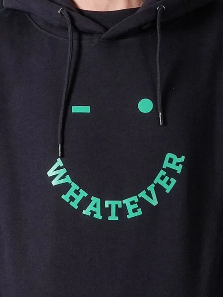 FANTASTIC REALITY STUDIOS Fantastic Reality Studios Whatever Boxy Fit Hoodie – Bio-Baumwolle, Unisex, Blau, – Produktbild 3 von 4