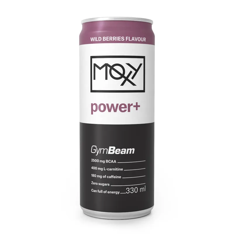 GymBeam Energy GymBeam MOXY Power+ Energydrink 330 ml Wild Berries – Produktbild 1 von 1
