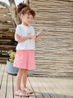 Vertbaudet Shorts mit Waffelstruktur Mädchen – Produktbild 1 von 1