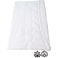 Steppdecke "Kontur Leicht" 200 x 220 cm, mit Baumwoll-/Hanffüllung 1.320 g – Produktbild 1 von 1