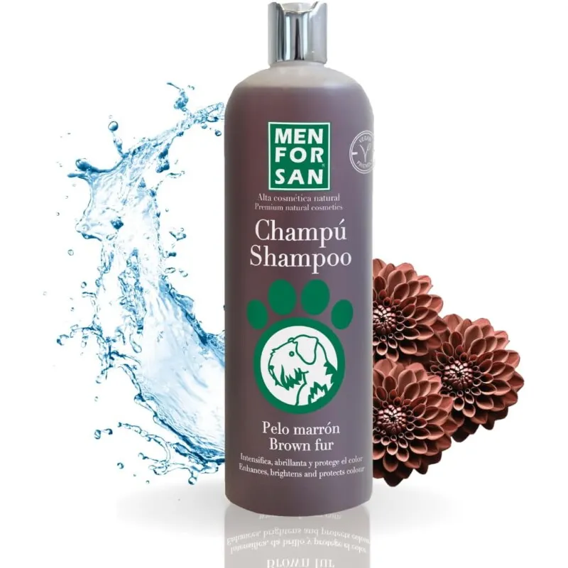 MENFORSAN MENFORSAN Shampoo Hund kastanienfarbenes Haar blumig 1 l – Produktbild 1 von 2
