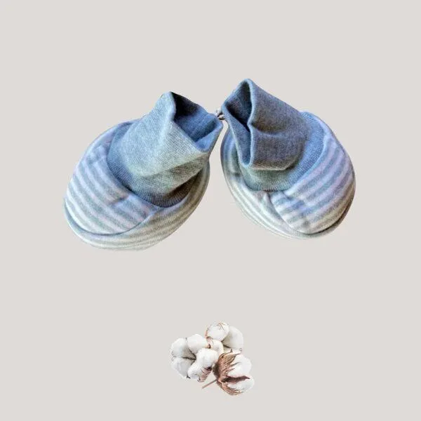 OrganicEra Babyschühchen OrganicEra aus Bio-Baumwolle, Grün, – Produktbild 1 von 2