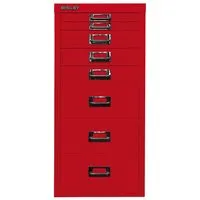 Bisley Schubladenschrank 8 Schübe, DIN A4 rot – Produktbild 1 von 1