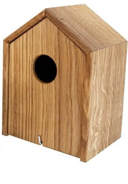 ReineNatur ReineNatur Nistkasten – Eiche – geölt – Größe: B: 14,5 cm x H: 20 cm x T: 11,5 cm – Produktbild 3 von 4