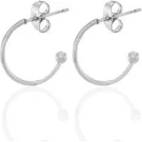 ELEKTROPULLI Coole Creolen in 12mm von Elektropulli, Silber, – Produktbild 1 von 2