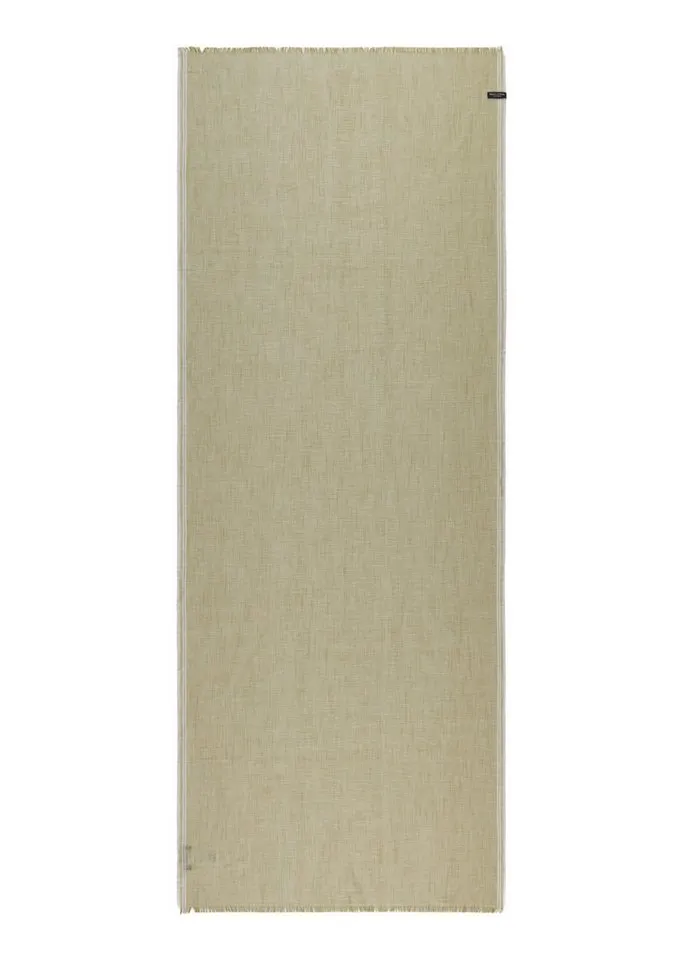 Marc O'Polo Marc O'Polo Schal aus Leinen und Bio-Baumwolle, Grün, – Produktbild 2 von 3
