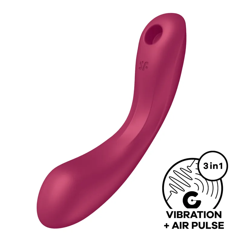 Satisfyer Satisfyer Curvy Trinity 1, 17,5 cm, Rot, – Produktbild 1 von 1