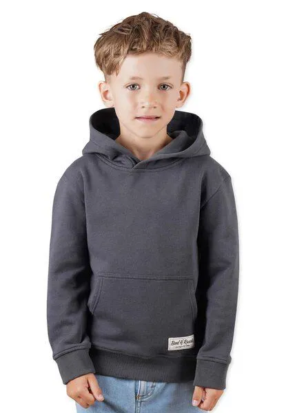 Band of Rascals Band of Rascals Plain Hooded, Dark-grey, – Produktbild 2 von 4