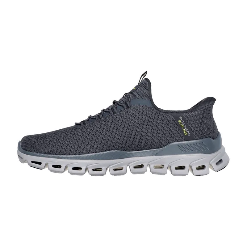 Skechers Skechers Glide Step Slipper Schuhe schwarz Herren SLIP-INS 233010 für Herren, grau, Größe 42 EU, Grau, – Produktbild 2 von 5