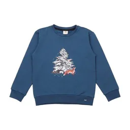 Walkiddy Kinder Sweatshirt GOTS zertifiziert – Blau mit Motiv, weich & bequem | von Walkiddy – Produktbild 1 von 1