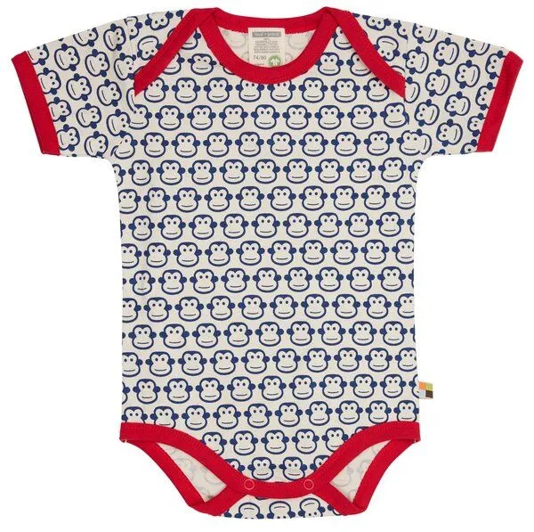 loud + proud loud + proud Babys & Kinder, Body Kurzarm, GOTS-zertifiziert, Ultramarine (blau), – Produktbild 1 von 5