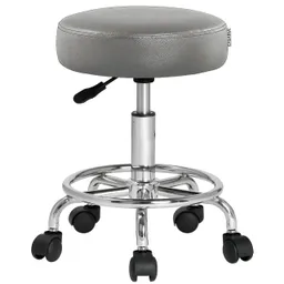 Casaria® Casaria Casaria Rollhocker Kunstleder Grau 360° drehbar Fußablage – Produktbild 1 von 1