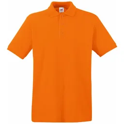 Fruit Of The Loom Fruit of the Loom Cotton Classics-16.3218 Piqué Polo  Gr. L orange – Produktbild 1 von 1