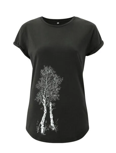 Life-Tree Life-Tree Shirt aus Biobaumwolle Fairwear für Damen "Birke", Grün, – Produktbild 1 von 5