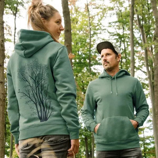 Cmig Cmig Unisex Hoodie Erle mit Elster, Green bay (grün), – Produktbild 1 von 4
