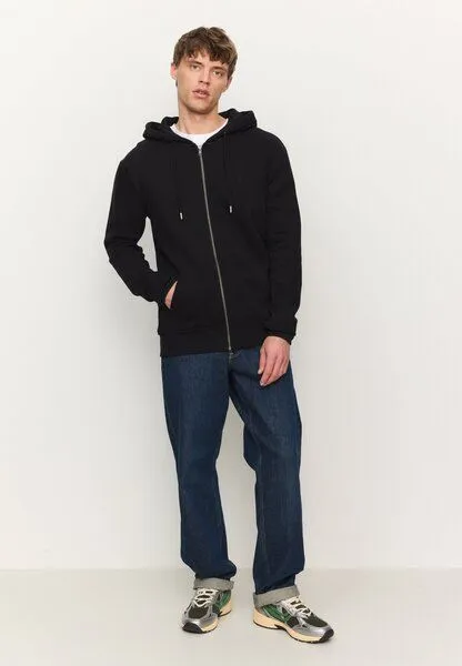 recolution Herren Sweatjacke aus Bio-Baumwolle - BIRCH - recolution, Black (schwarz), – Produktbild 3 von 4