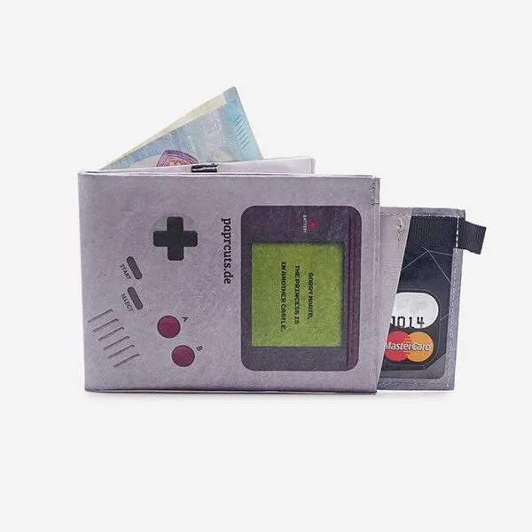 paprcuts paprcuts RFID Portemonnaie Pro, Game boy 2.0. (grau), – Produktbild 1 von 4