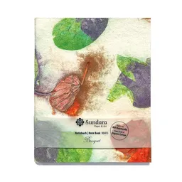 Sundara Sundara Notizbuch "Bouquet" – handgeschöpftes Recycling Biobaumwoll-Papier – Produktbild 1 von 1
