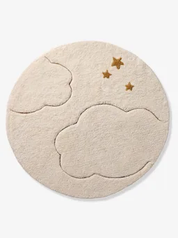 Vertbaudet Runder Teppich Kinderzimmer WOLKEN – Produktbild 1 von 1