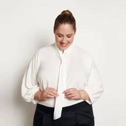 WiDDA Widda Damen vegan Bluse Mavis Weiß – Produktbild 1 von 1