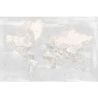 Photocircle Photocircle Wandbild / Poster / Leinwand - Detailgetreue Weltkarte – Produktbild 1 von 1