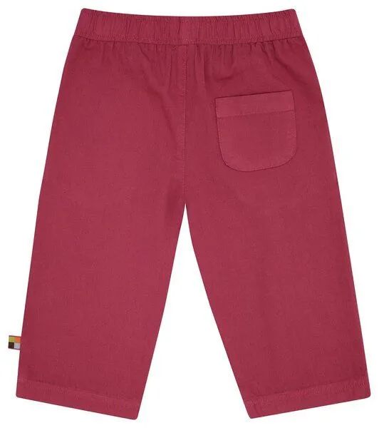 loud + proud loud + proud Babys & Kinder Hose Light Twill, GOTS-zertifiziert, Rouge(rosa), – Produktbild 1 von 3