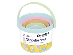 Spielstabil Spielstabil Stapelbecher-Set pastell 5-teilig 14 x 10 x 12,5 cm – Produktbild 1 von 1