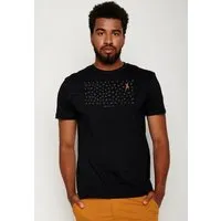 GreenBomb GREENBOMB Lifestyle Boulderer Guide - Sportliches T-Shirt aus Bio-Baumwolle / hochwertiger Print / GOTS / Fair & Vegan, Schwarz (schwarz), – Produktbild 1 von 1