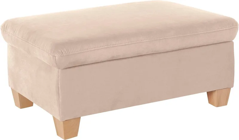 sit&more Hocker Santo, Beige, – Produktbild 2 von 5