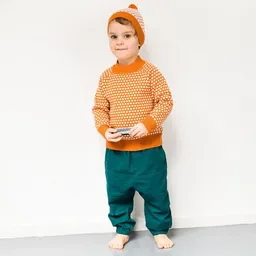 Sense Organics & friends in cooperation with GARY MASH Sense Organics & friends in cooperation with GARY MASH Kindermütze mit Rautenmuster – Produktbild 1 von 1