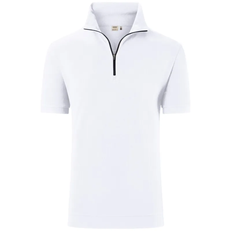 HAKRO HAKRO Zip-Shirt Piquè ECO #534 Gr. 2XL weiß – Produktbild 1 von 1