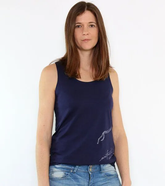 Gary Mash GARY MASH Top Sein lassen aus Modal®-Mix, Blau, – Produktbild 3 von 4