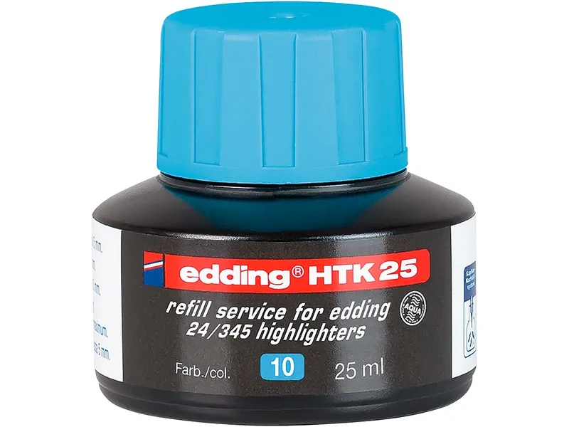 Edding Edding Nachfülltinte "HTK25" für Textmarker "24 EcoLine", Blau, – Produktbild 1 von 1
