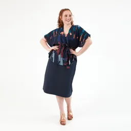 WiDDA WiDDA Damen vegan Bluse Aluna Mehrfarbig – Produktbild 1 von 1