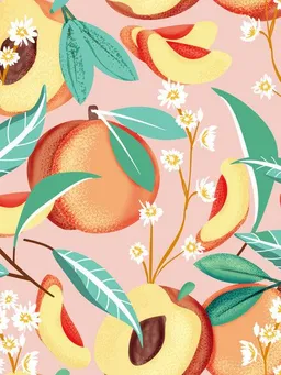 Photocircle Photocircle Poster / Leinwandbild - Peach Season – Produktbild 1 von 1