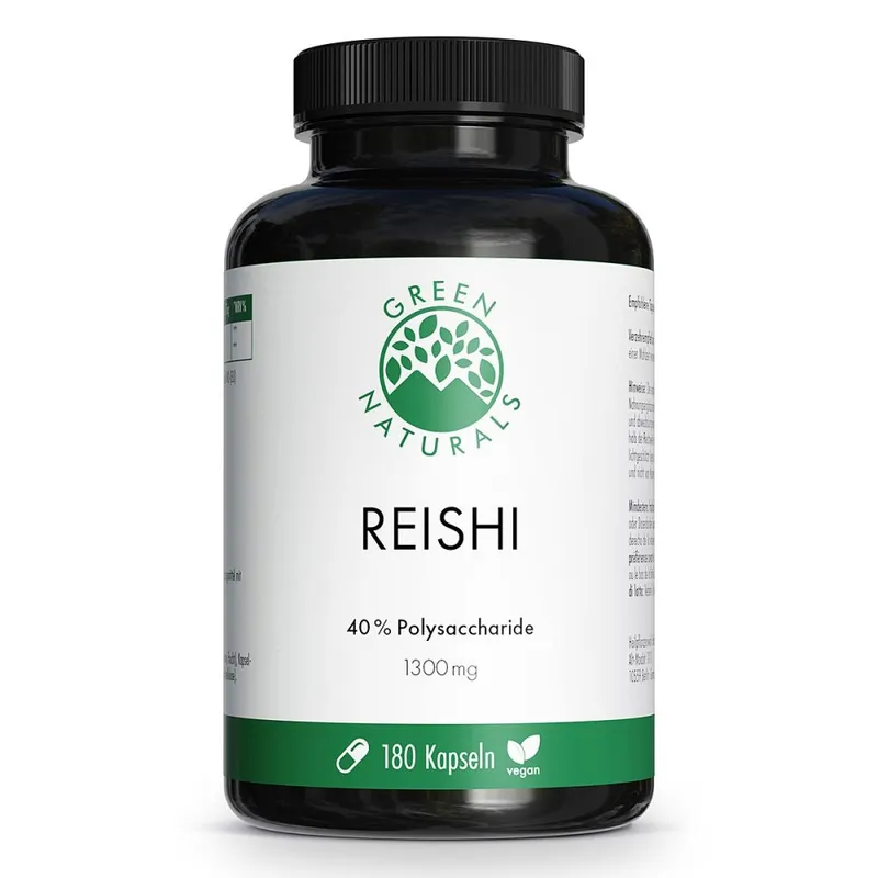 Green Naturals Green Naturals Reishi 650 mg Kapseln vegan – Produktbild 1 von 1