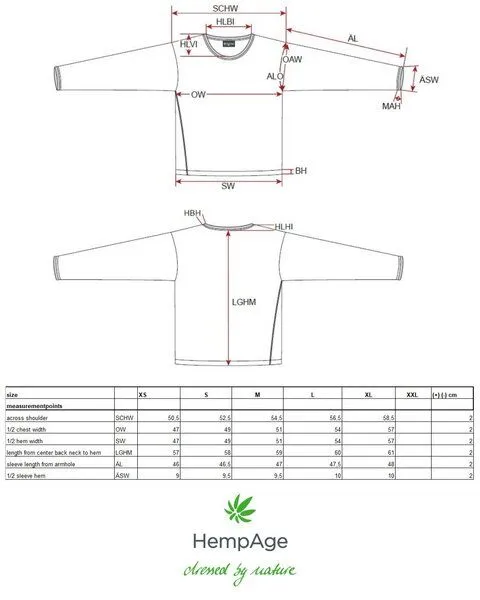 HempAge HempAge Damen Luftiger Pullover 100% Hanf, Anthrazit(schwarz), – Produktbild 3 von 4