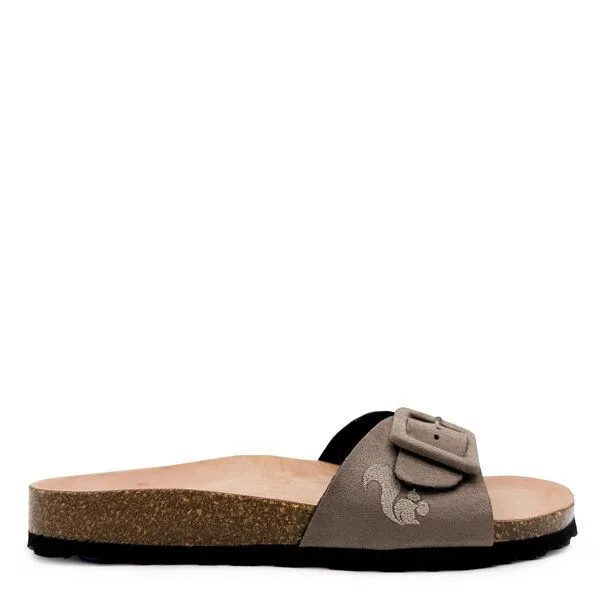 thies Vegane "thies ® Eco Bio Covered Strap" Sandale, Truffle, – Produktbild 1 von 4
